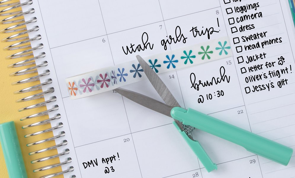 How to Use Washi Tape in Your Planner & All The Tips Below